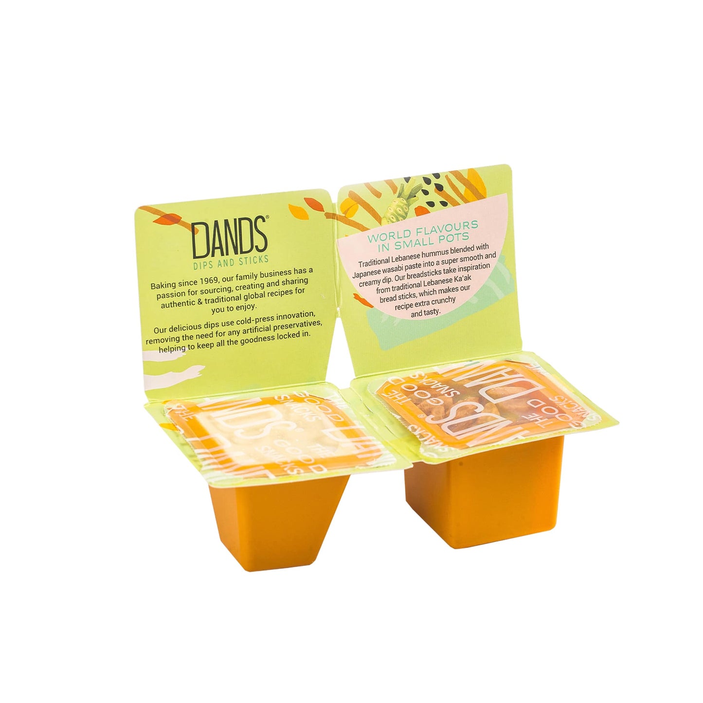 Wasabi Hummus & Sticks - Dip & Go!